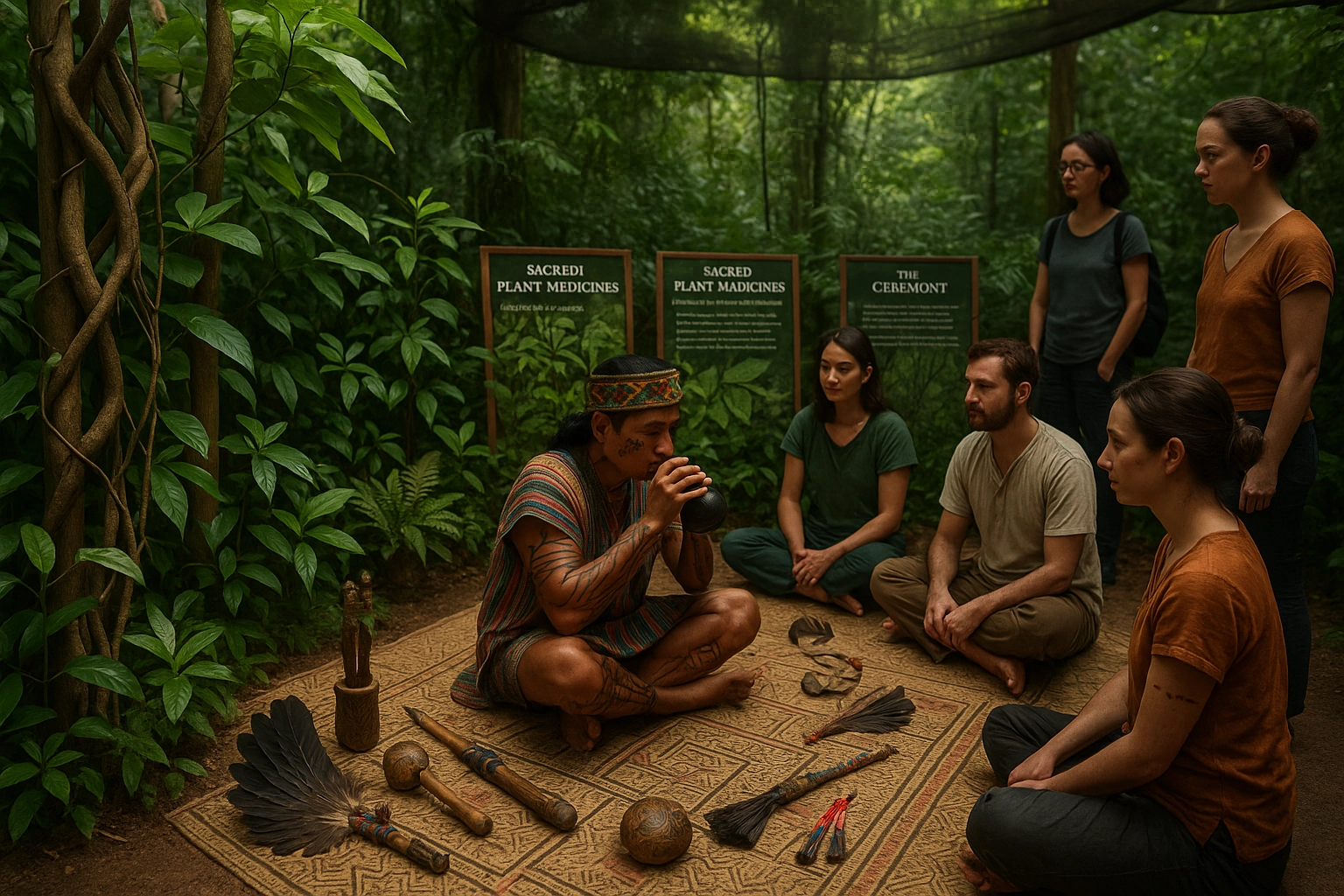 Amazonian Shamanism Exhibition Floor Plan