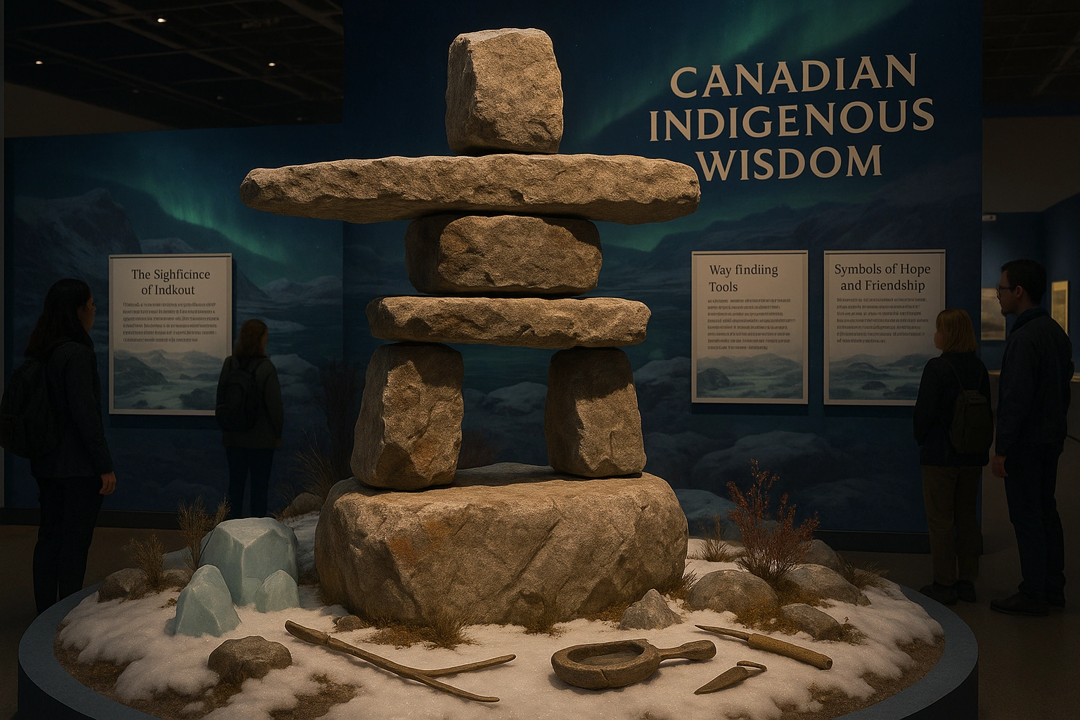 Canadian Indigenous Wisdom Exhibition Floor Plan